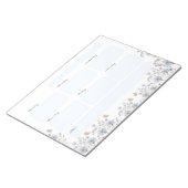 Wildflowers with butterfly notitieblok (Schuin)