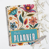 Wildflowers & Wonder Vintage Folk Art Blooms Planner