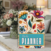 Wildflowers & Wonder Vintage Folk Art Blooms Planner