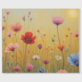 "Wildflowers" Wrapping Paper Cadeaupapier (Vlak)