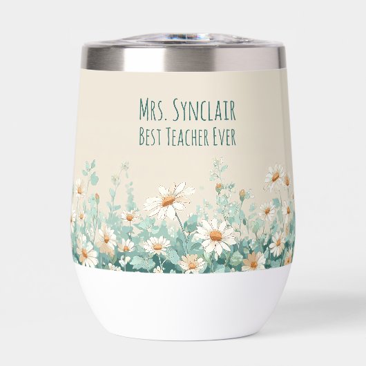 Wildflowerweide Beste Leraar Ooit Waardering (Voorkant)