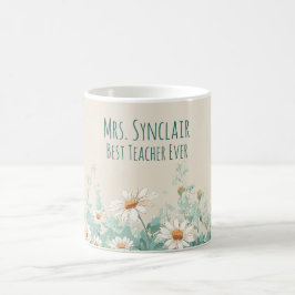 Wildflowerweide Beste Leraar Ooit Waardering Koffiemok