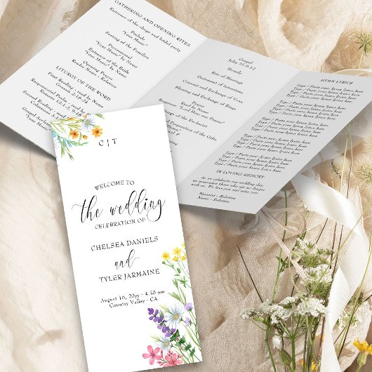 Wildflowerweide Huwelijksceremonie Programma