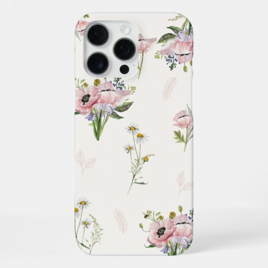 'Wildflowerweide' iPhone 16 Pro Max Hoesje (Achterkant)