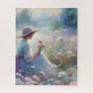 Wildflowerweide Meisje Legpuzzel