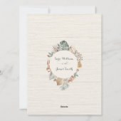 WILDGREEN WEDDING INVITATIE FEESTDAGENKAART (Achterkant)