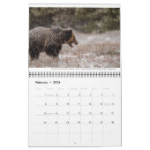 Wildkalender met onderschriften kalender (Feb 2026)
