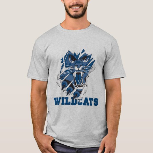 Wildkatten die het lek breken t-shirt (Voorkant)