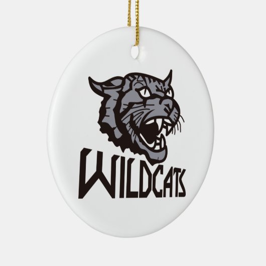 Wildkatten Keramisch Ornament (Rechts)