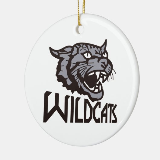 Wildkatten Keramisch Ornament (Links)