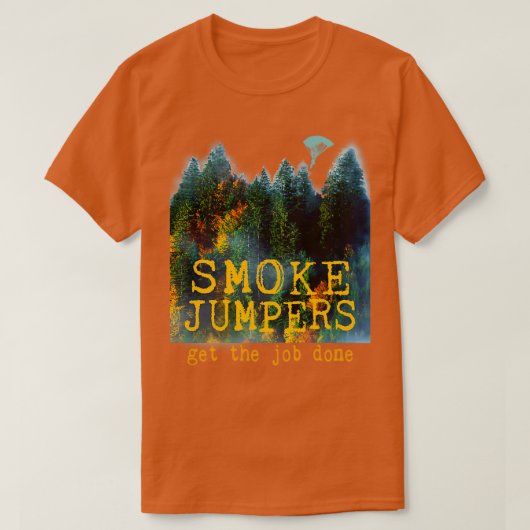 Wildland Firefighter Smokejumper Design T-shirt (Design voorkant)