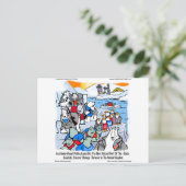 Wildleven en politiek in Alaska Funny Gifts & T - Briefkaart (Staand voorkant)