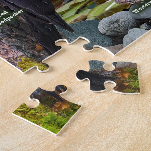 Wildleven in de achtertuin van het Westen Legpuzzel (Zijkant)