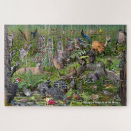 Wildleven in de achtertuin van het Westen Legpuzzel