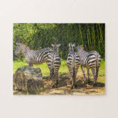 wildleven in zebra legpuzzel (Horizontaal)