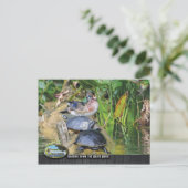 Wildleven langs de rivier de Silver Briefkaart (Staand voorkant)