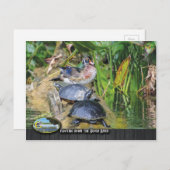 Wildleven langs de rivier de Silver Briefkaart (Voorkant / Achterkant)