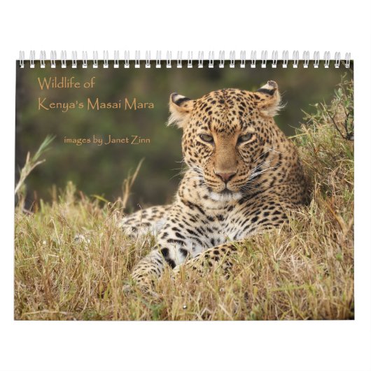 Wildleven van de Masai Mara Calender van Kenia Kalender (Hoes)