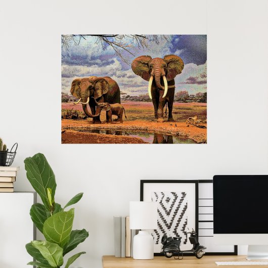 Wildlife 2 poster (Thuiskantoor)