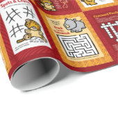 Wildlife Africa Puzzle Wrapping Paper Cadeaupapier (Rol Hoek)