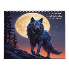 Wildlife AI Digital Art Kalender