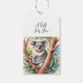 Wildlife Animal Koala Cadeaulabel (Voorkant)