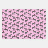 Wildlife Animal Leopard Lion Zebra Kerst Inpakpapier Vel (Voorkant 2)