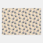 Wildlife Animal Leopard Lion Zebra Kerst Inpakpapier Vel (Voorkant)