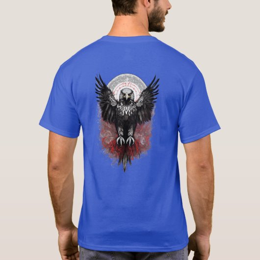 "Wildlife Animal Print T-Shirt | Majestic Eagle 🦅 (Achterkant)