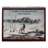 Wildlife Art Calendar Art van David Paul Kalender (Hoes)