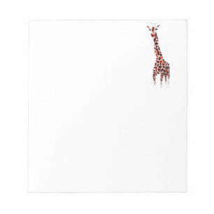 Wildlife Art Giraffe Notitieblok
