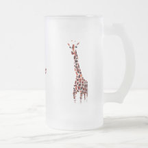 Wildlife Art Giraffes Aangepaste naam