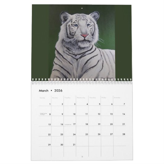 Wildlife Art Kalender (Mar 2026)