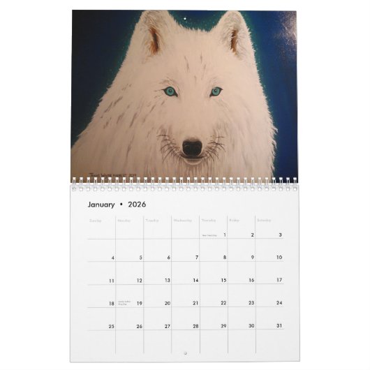 Wildlife Art Kalender (Jan 2026)