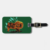 Wildlife Art Oerwoud Lion Bagagelabel (Voorkant horizontaal)