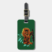 Wildlife Art Oerwoud Lion Bagagelabel (Voorkant verticaal)