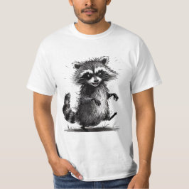 Wildlife Art Pencil Schets T-shirt