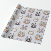 Wildlife Babies Cadeaupapier (Uitgerold)