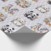 Wildlife Babies Cadeaupapier (Hoek)