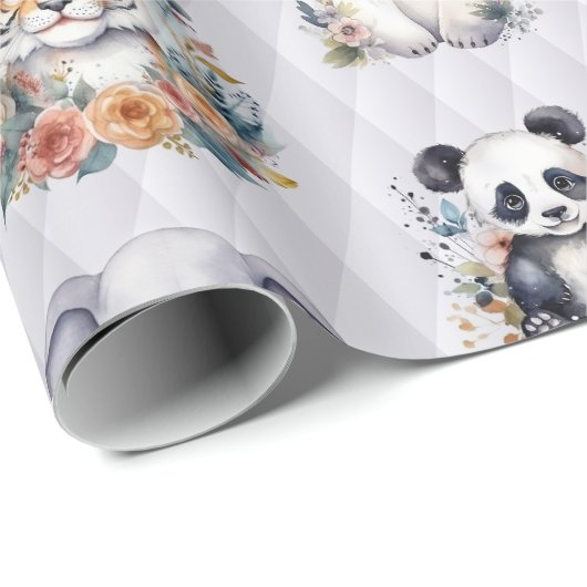 Wildlife Babies Cadeaupapier (Rol Hoek)