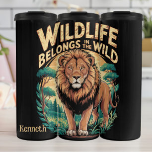 Wildlife behoort tot het wilde T-shirt Thermosbeker