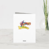 Wildlife Bengal Tiger drukte Joke Notitiekaartje (Achterkant)