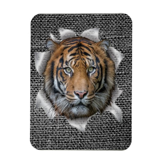 Wildlife Bengal Tiger Magneet (Verticaal)