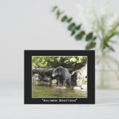 Wildlife Beren Dierenliefhebbers Design Briefkaart (Staand voorkant)