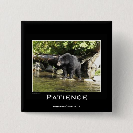 Wildlife Beren Dierenliefhebbers Design Vierkante Button 5,1 Cm (Voorkant)