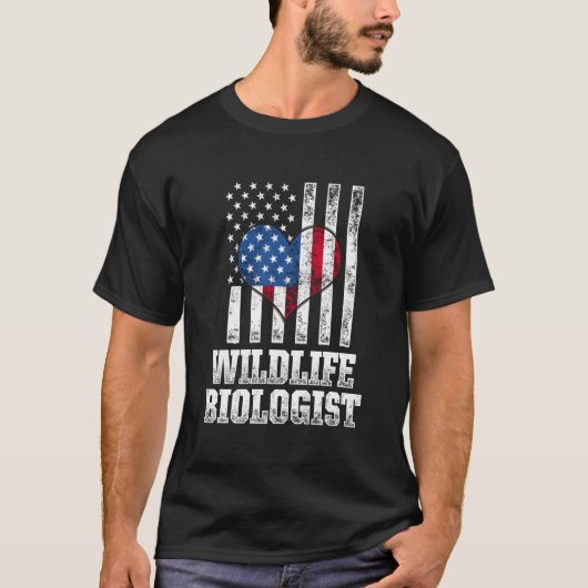 Wildlife Biologist Biology Student Graduate T-shirt (Voorkant)