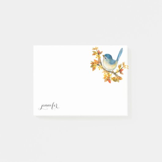Wildlife Blue Bird Post het bericht Post-it® Notes (Voorkant)