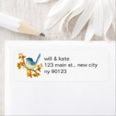 Wildlife Blue Bird Return Address Labels (Insitu)