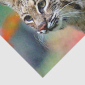 Wildlife Bobcat Photo Tissuepapier (Detail)