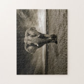 Wildlife Bull Elephant Photo Legpuzzel (Verticaal)